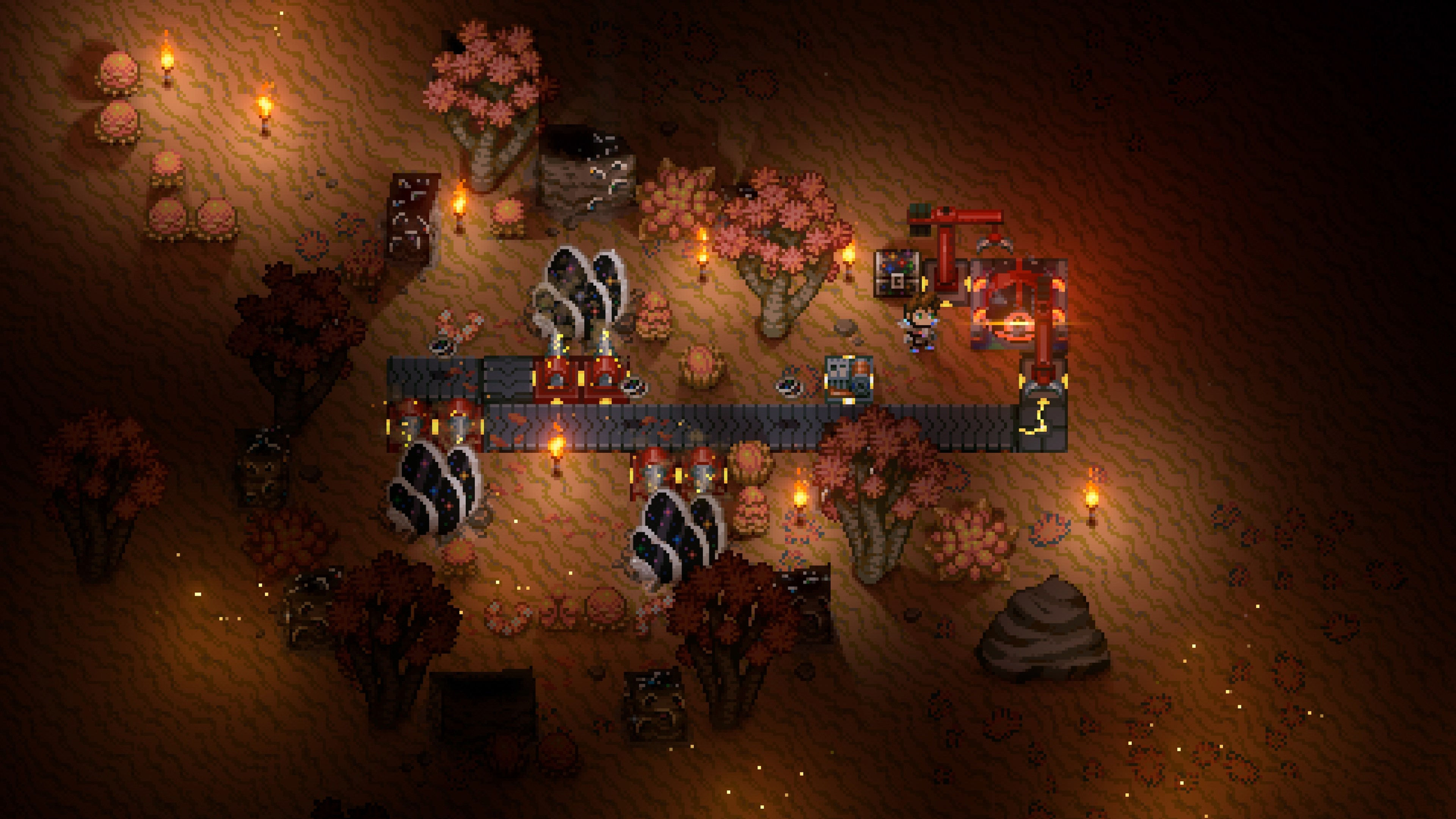 Core Keeper gameplay screenshots.