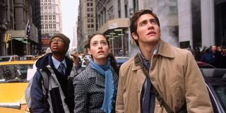 Arjay Smith, Emmy Rossum, and Jake Gyllenhaal in The Day After Tomorrow
