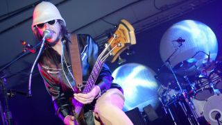 Les Claypool of Primus performs on the opening night of their "Tour De Fromage". Photo by J. Shearer/WireImage)