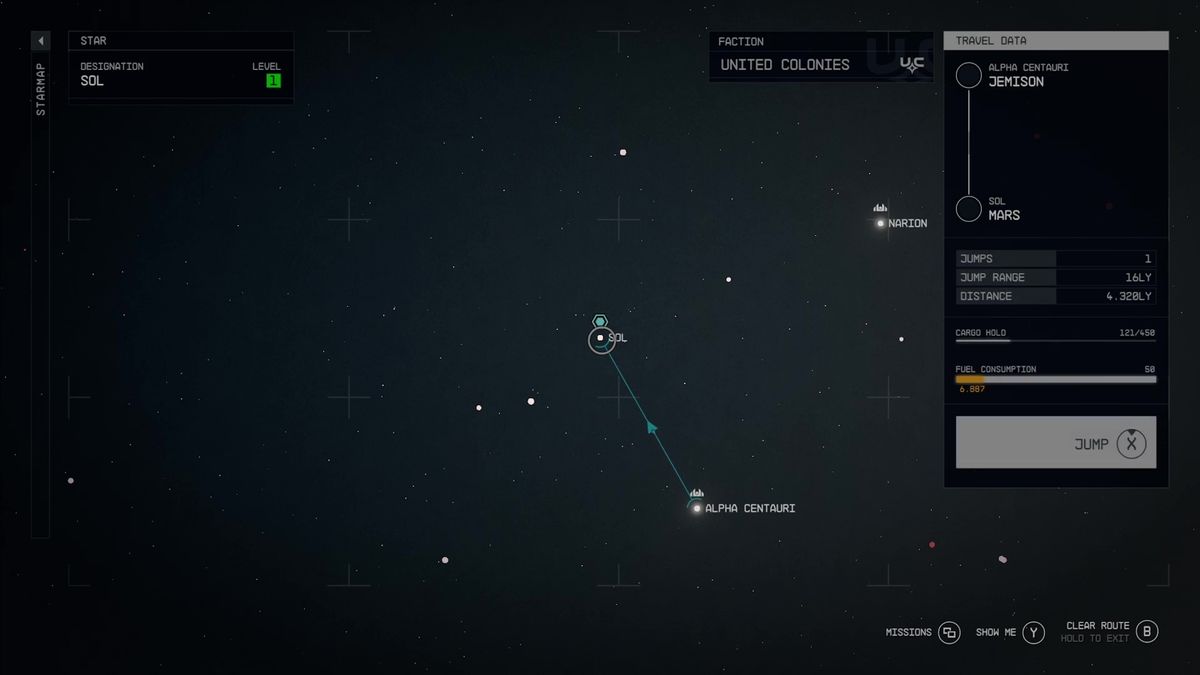 How to fly and grav jump in Starfield between planets | GamesRadar+