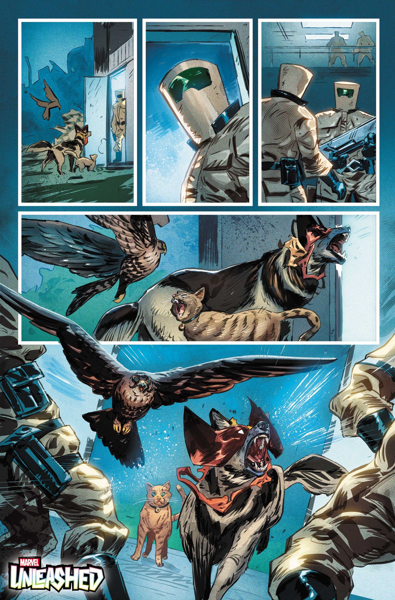 Pages from Marvel Unleashed #1.
