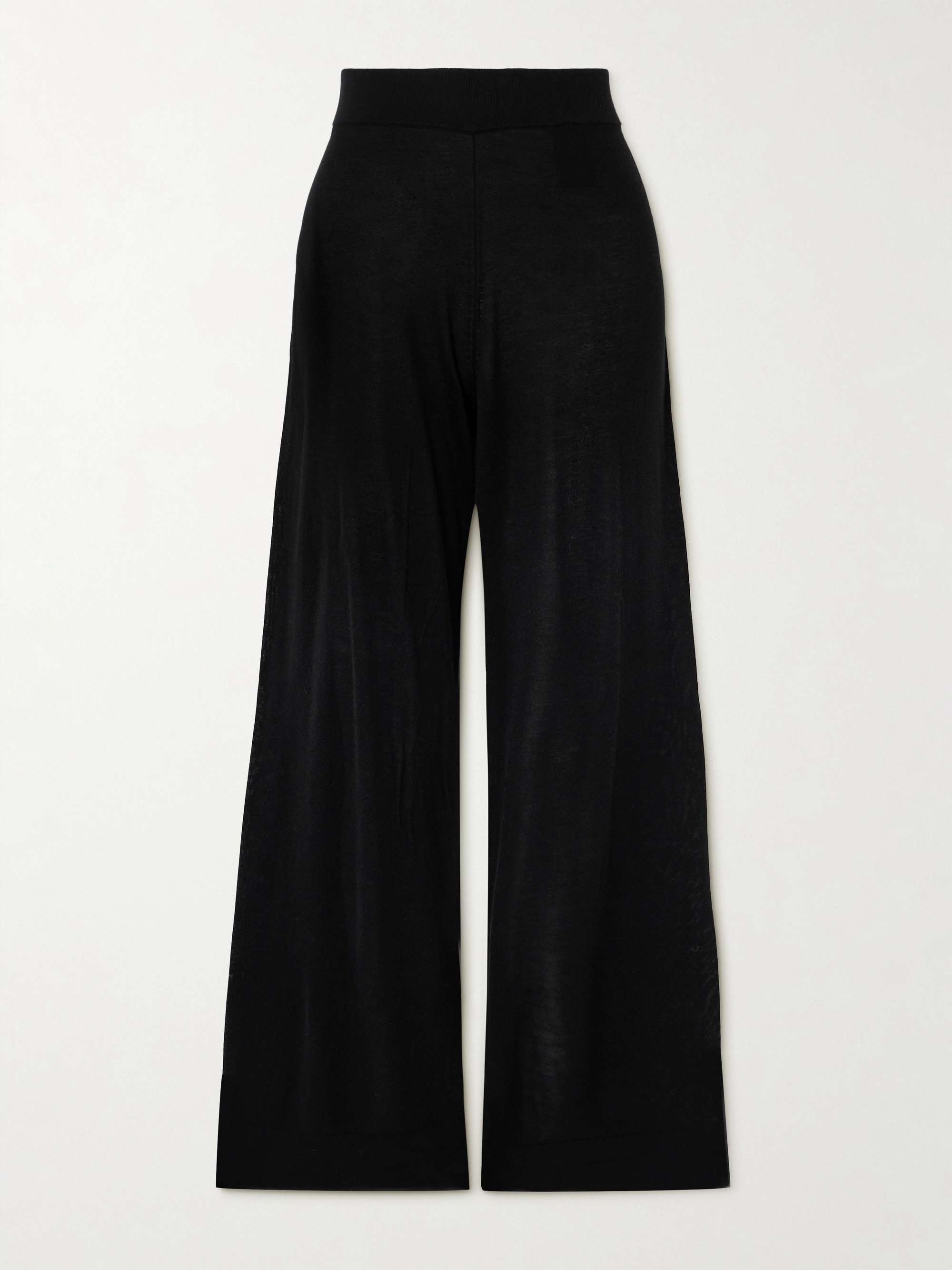 Knitted Wide-Leg Pants