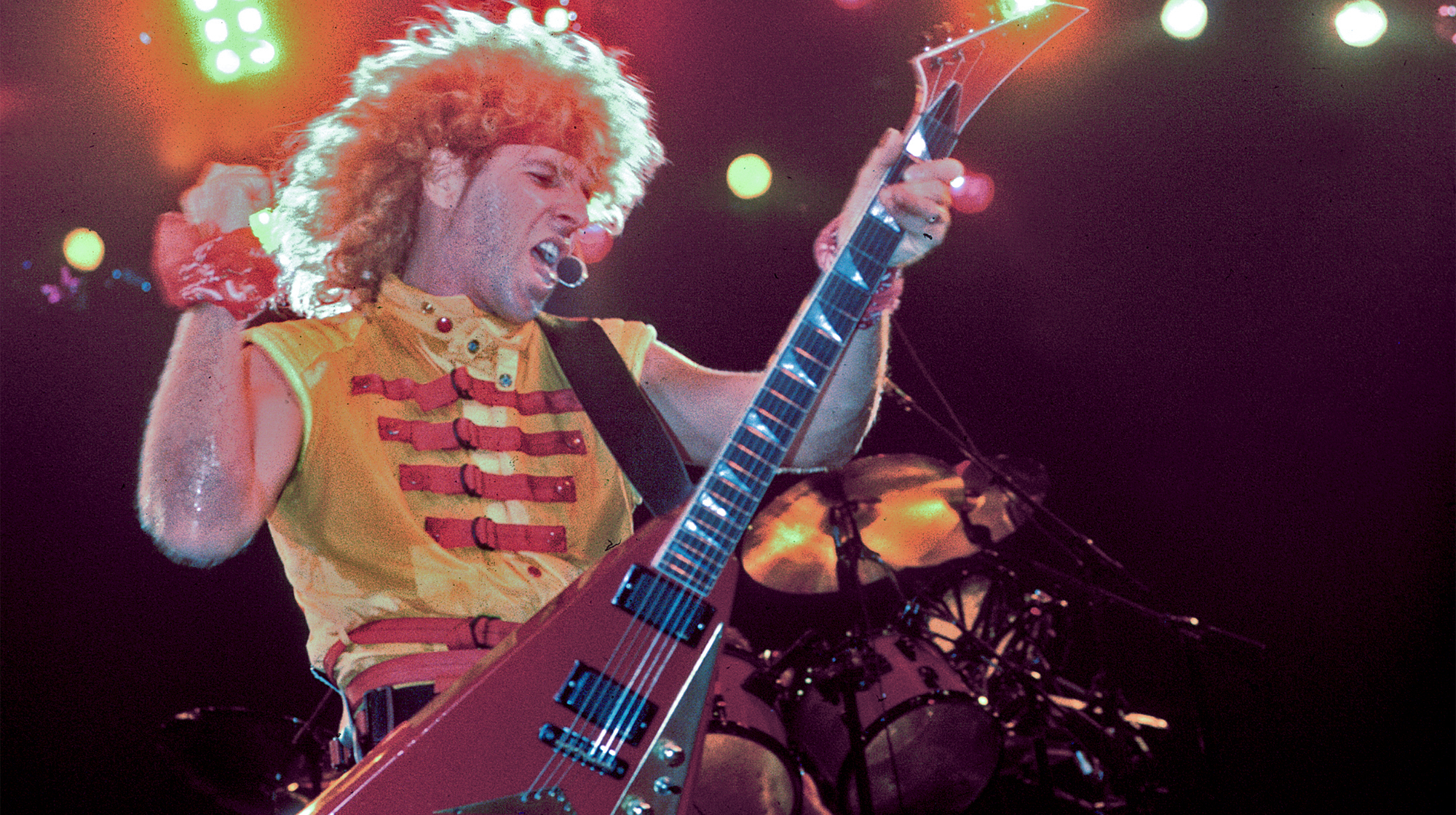 Sammy Hagar at the Rosemont Horizon, Rosemont, Illinois, October 5, 1984.
