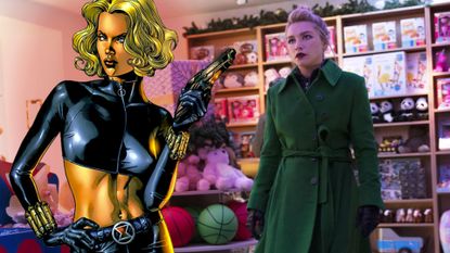 Yelena Belova in comics and in the MCU