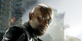 Nick Fury in the Age of Ultron poster