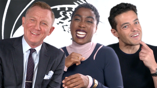 Daniel Craig, Lashana Lynch and Rami Malek in No Time To Die Interviews