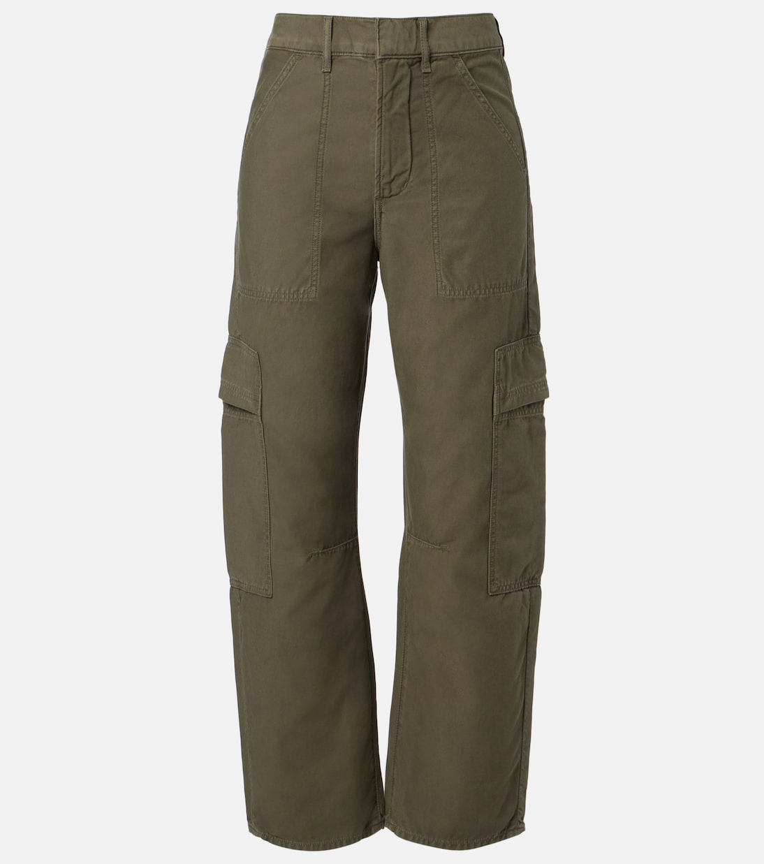 Marcelle Barrel-Leg Jeans in Green - Citizens of Humanity