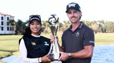 Patty Tavatanakit and Jake Knapp at the Grant Thornton Invitational 