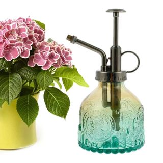 Plant mister with pink hydrangea