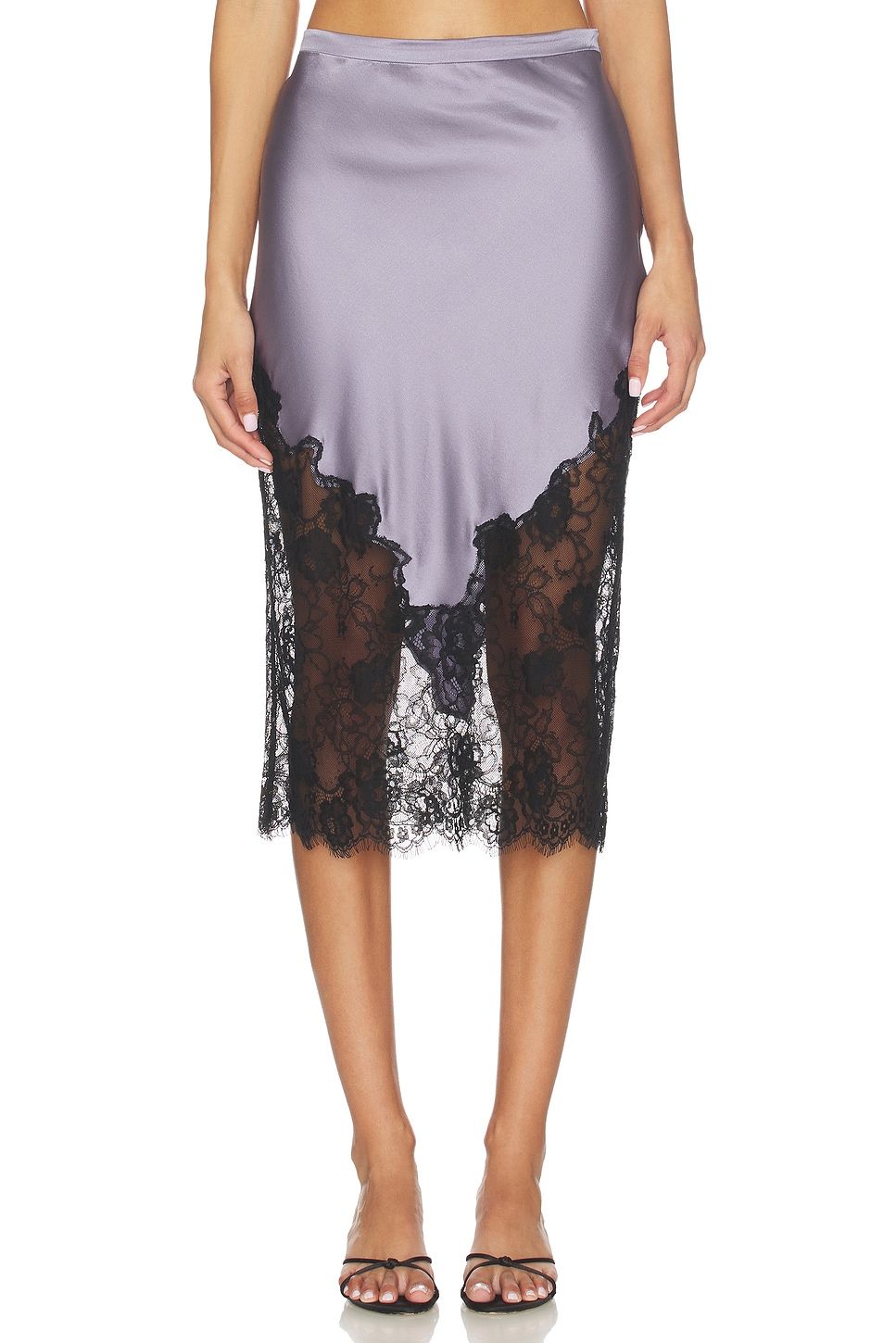 Juliet Lace and Silk Skirt