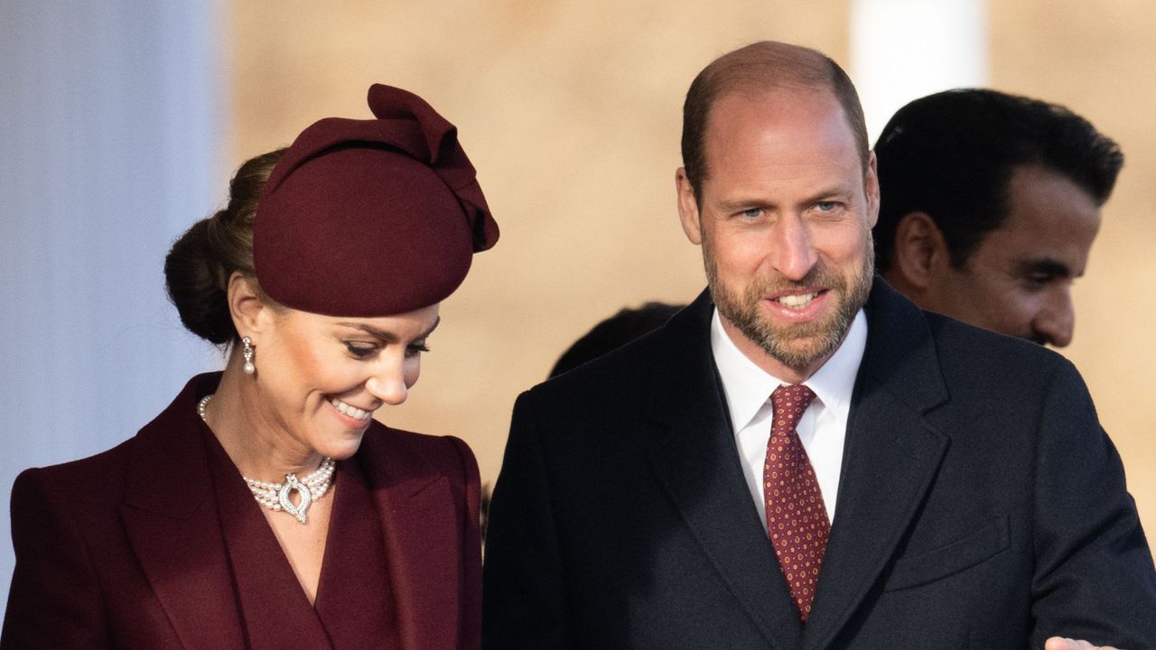 The Prince and Princess of Wales attend the Ceremonial Welcome for The Amir of the State of Qatar