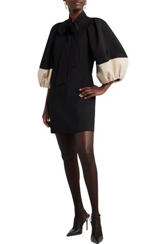 Harbison Balloon Long Sleeve Minidress