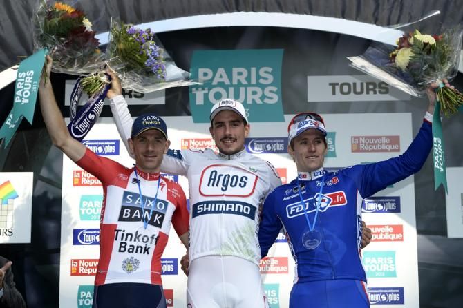 The podium at Paris-Tours