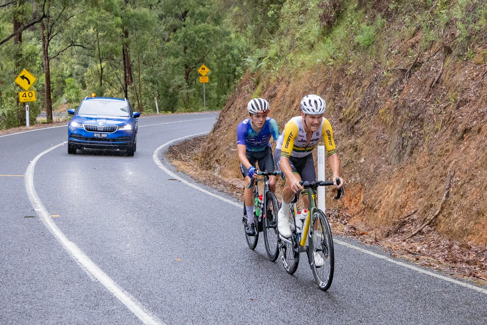 Men's A on stage 1 of the 2024 Tour of Bright