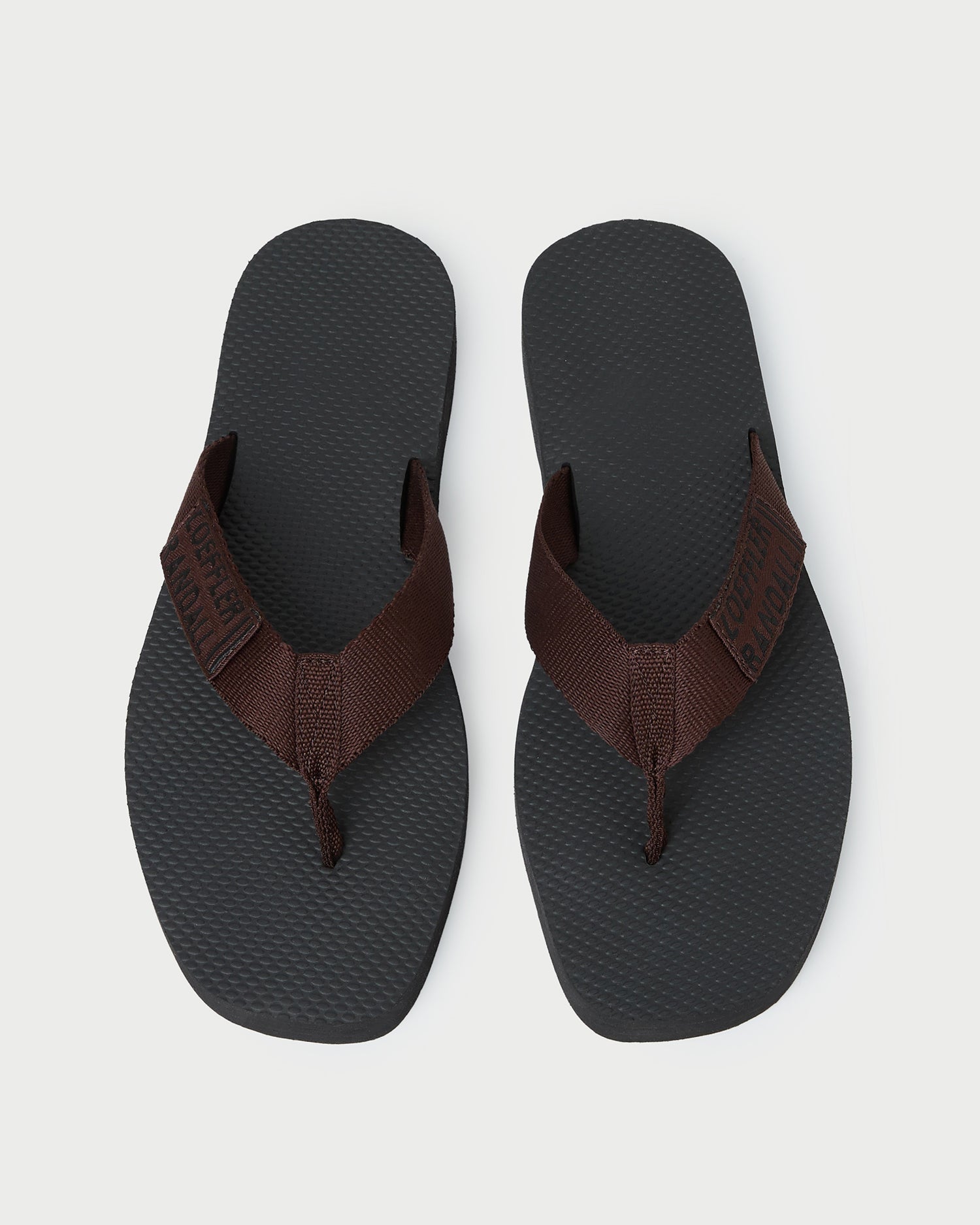 Chase Brown Flip Flop - Brown/black / 5