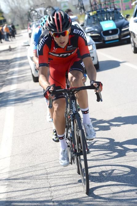 Steve Morabito (BMC) takes a pull in the breakaway