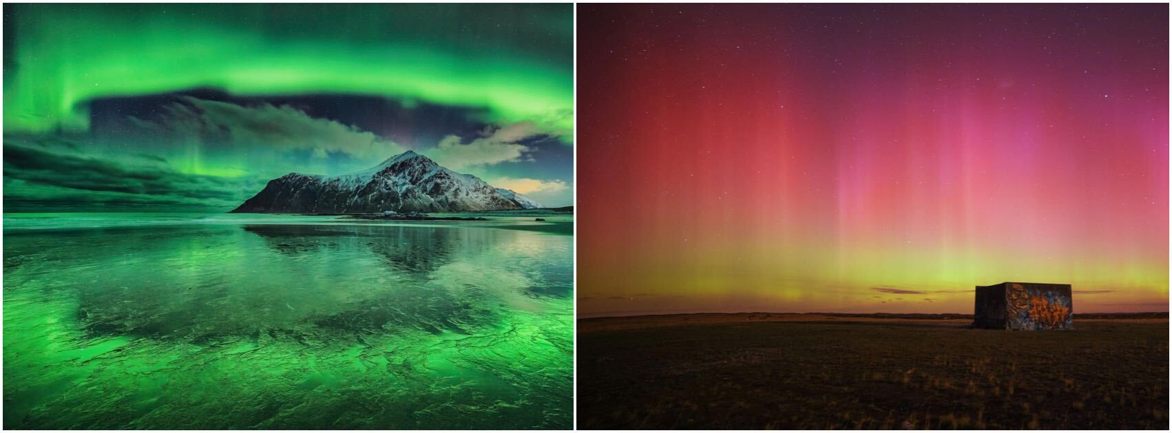 Immagini dell'aurora boreale