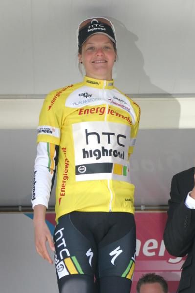 Adrie Visser (HTC Highroad Women) is the new overall leader