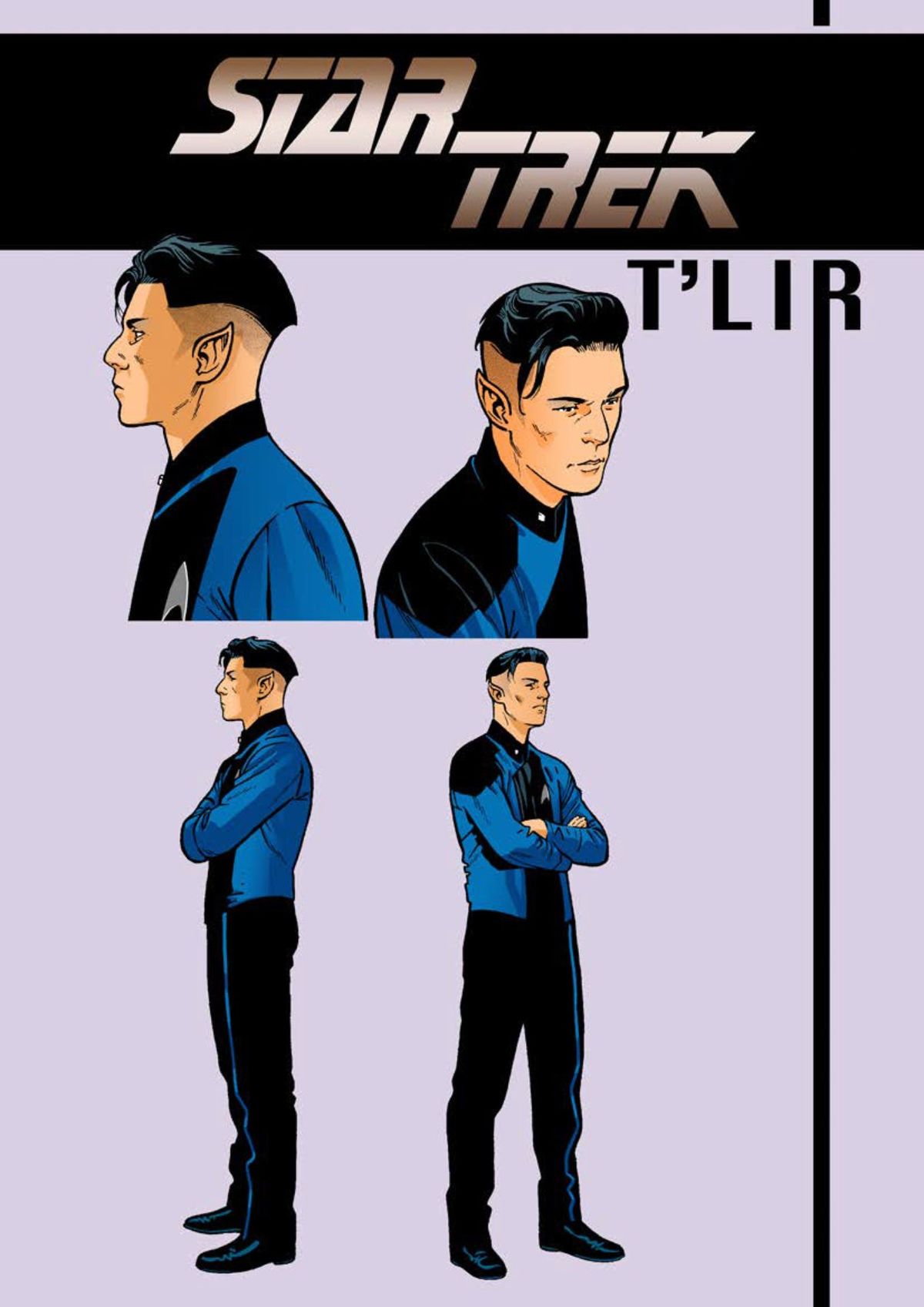 Star Trek #1 - T'Lir character design