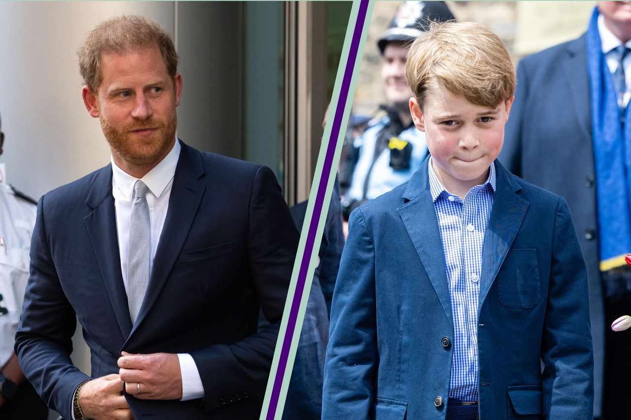 Prince Harry and Prince George