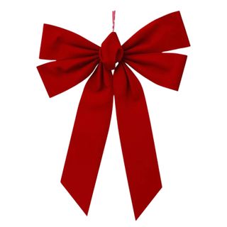 Velvet Christmas Decorative Bow Red - Wondershop™