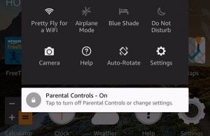 how to change parental control password on kindle fire