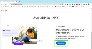 How to sign up for Google Search Labs