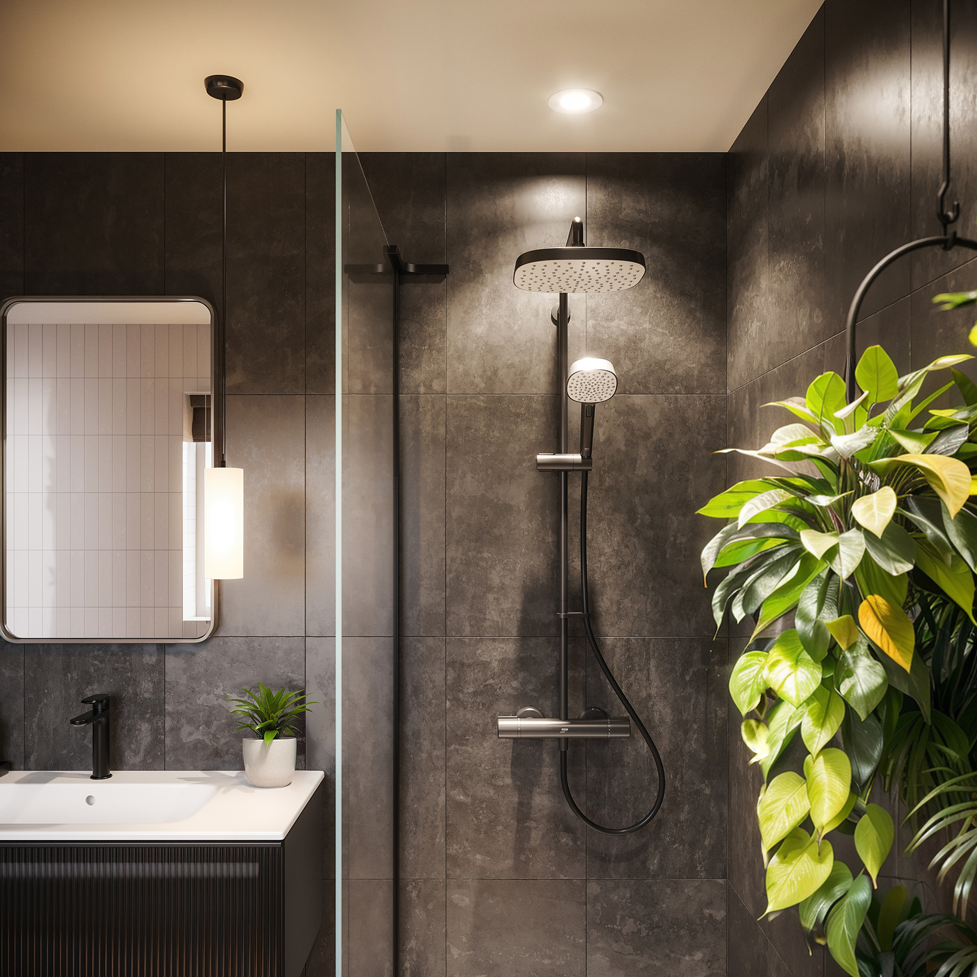 Mira showers bathroom