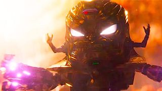 A still image of the villain M.O.D.O.K. from Ant-Man and the Wasp: Quantumania