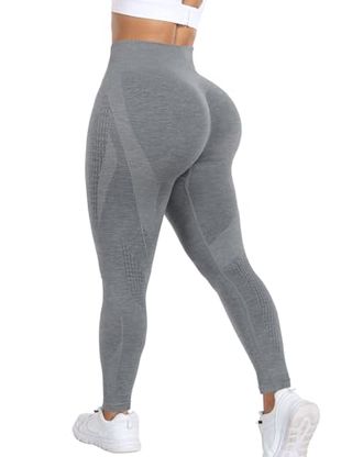 Aseray Scrunch Butt Lifting Leggings for Women Amplify Contour Seamless Leggings High Waisted Workout Gym Leggings Yoga Pants