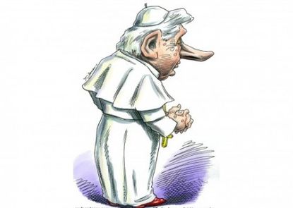 Pope Benedict's Nixon-esque persona
