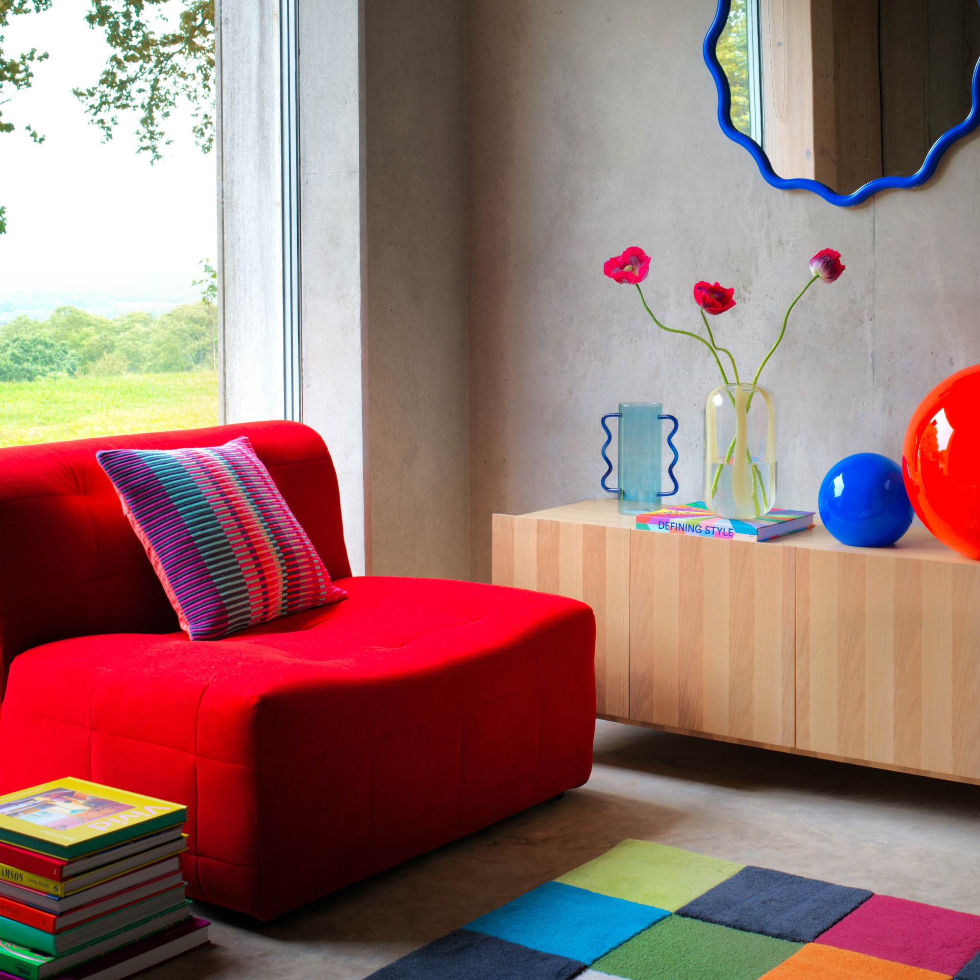 Habitat archive chair in red