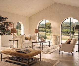 Modern Mediterranean living room