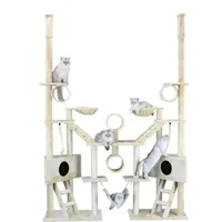 Go Pet Club Beige 106" Cat Tree with Ladders, Ropes, and Side Baskets | Was $329.00, now $182.99 at Petco