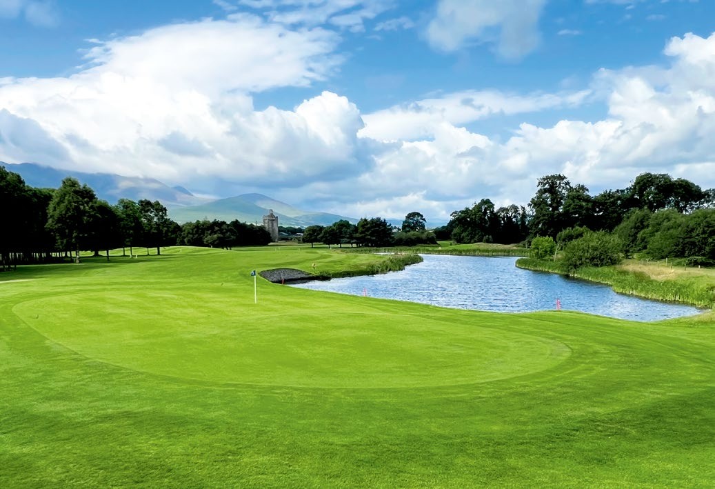 The testing 18th hole at Beaufort Golf Club