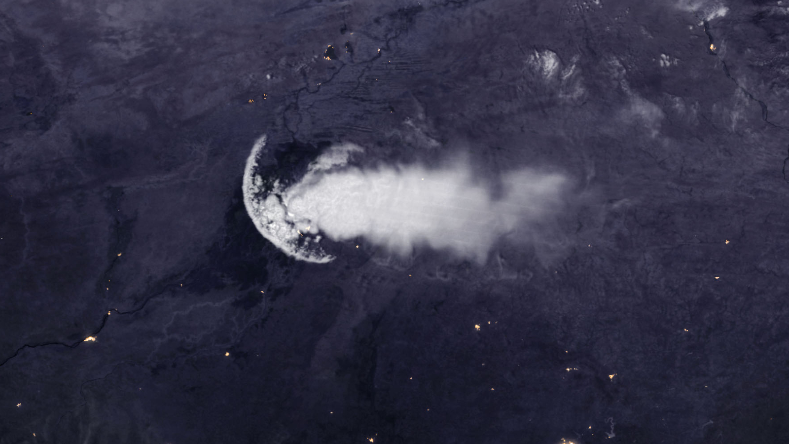 Earth from space: Rare phenomenon transforms African thunderstorm into giant ethereal 'jellyfish'