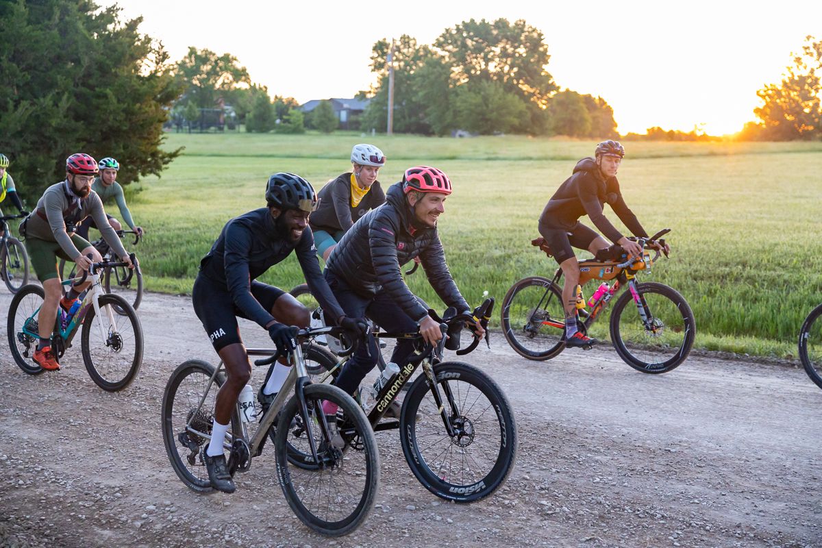 A wide variety of riders came out to celebrate Mo, from top contenders to first-time amateur riders.