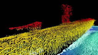 The new survey shows the wreck of the submarine is mostly intact, although some parts of the outer hull are deteriorating after 80 years below the sea.