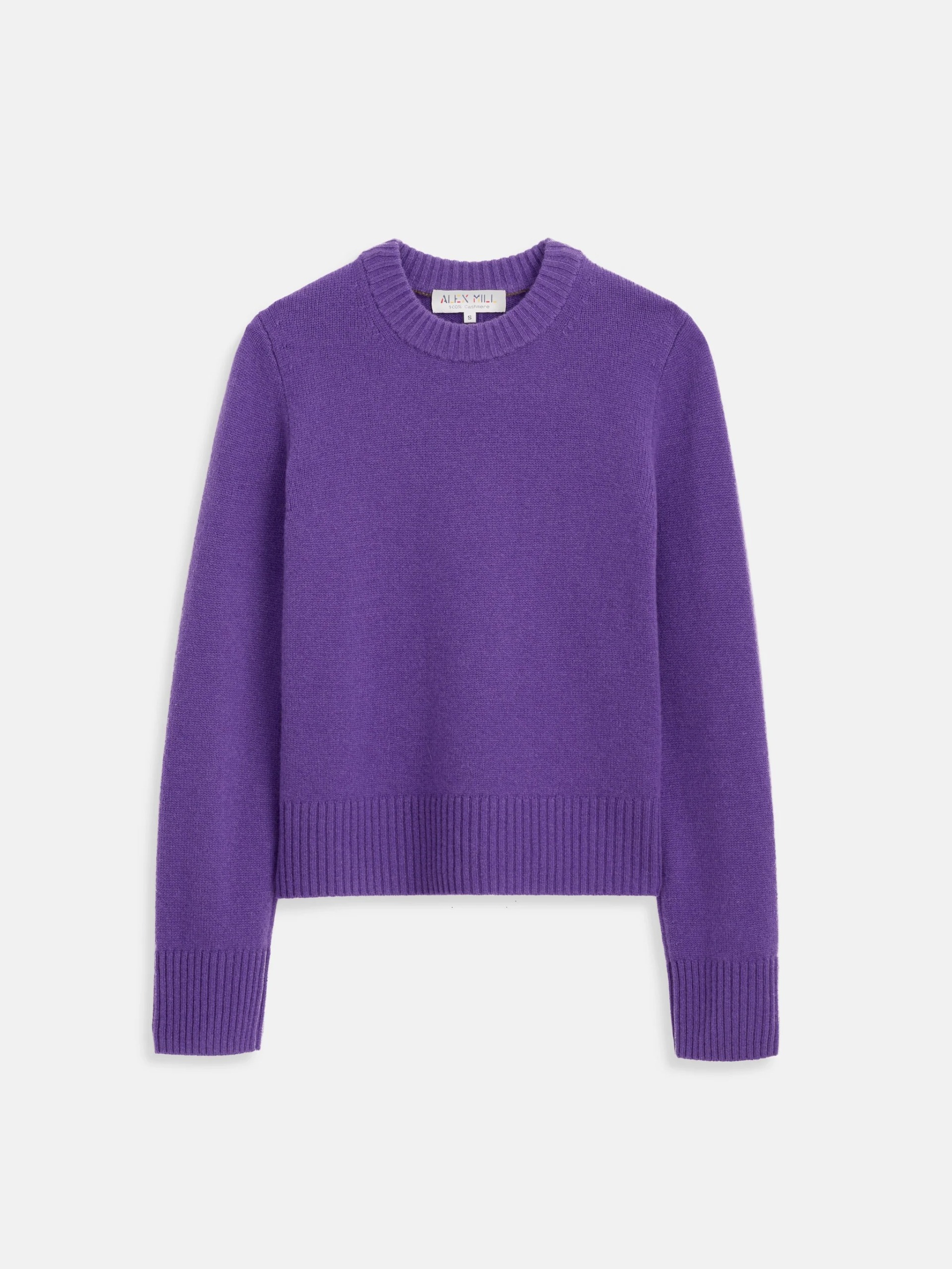 Alex Mill, Marais Sweater in Washed Cashmere in Periwinkle