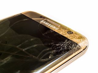 Cracked Samsung device