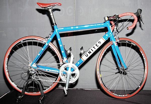 The team will ride custom bikes