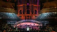 LONDON, ENGLAND - OCTOBER 23: (EXCLUSIVE COVERAGE) Raye performs on stage at The Royal Albert Hall on October 23, 2026 in London, England.