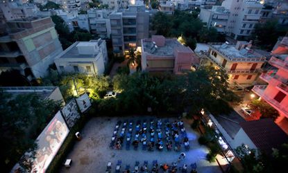 Greece outdoor cinema