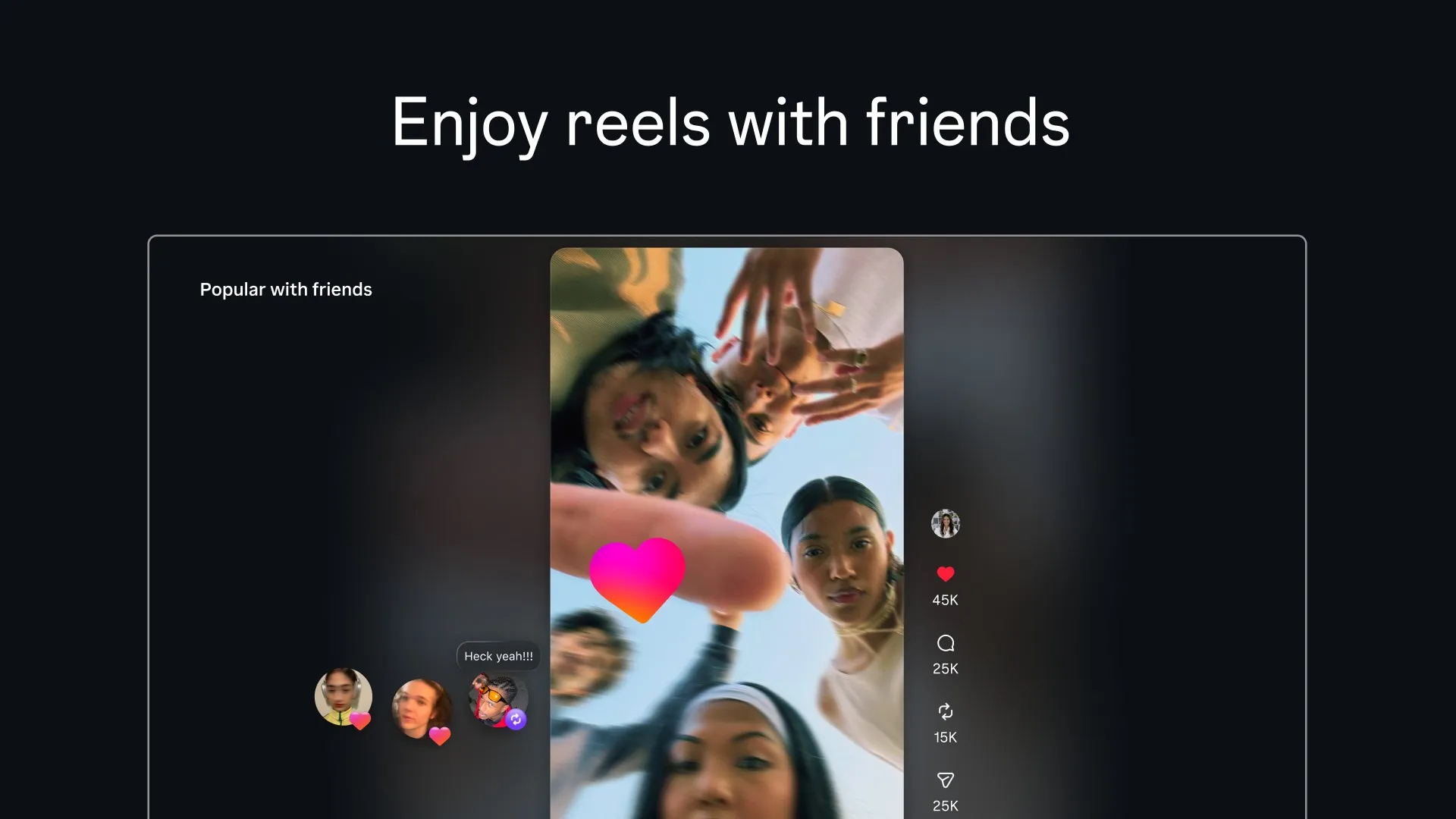 Insatgram app on Google TV