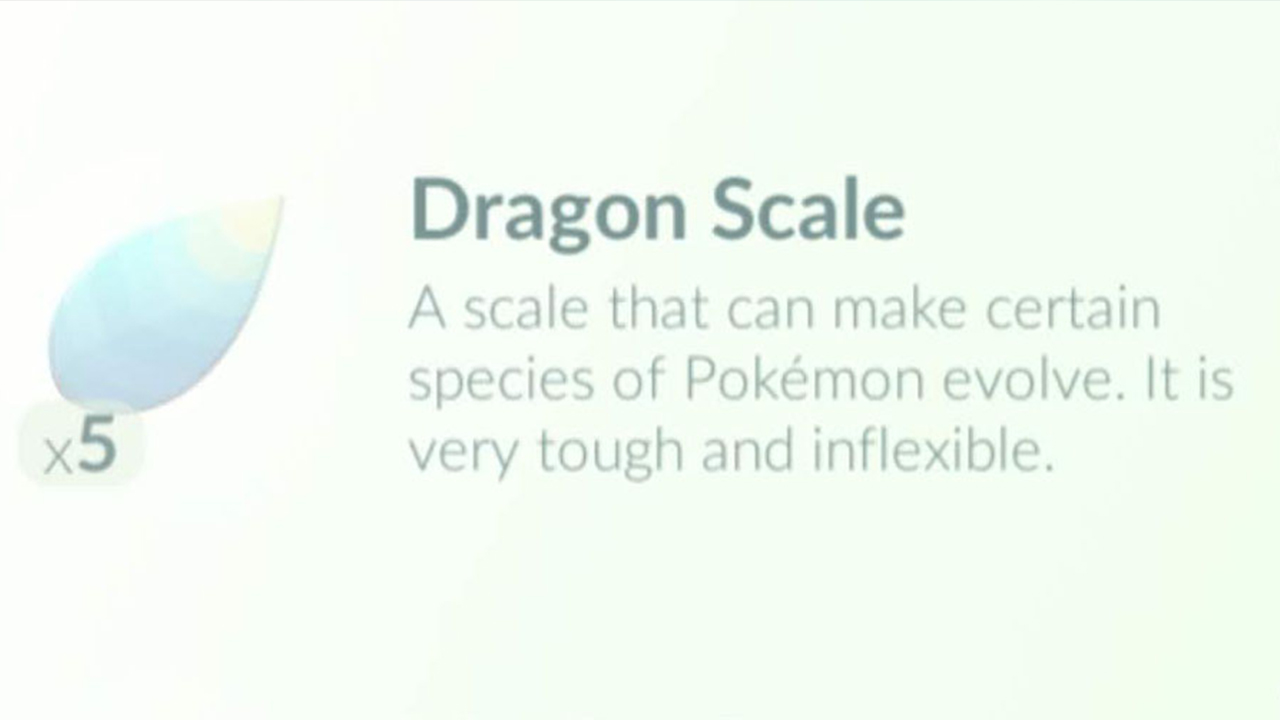 Pokemon Go Evolution Item - Dragon Scale