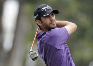 Julien Trudeau in Korn Ferry Tour action at the 2010 Pacific Rubiales Bogota Open