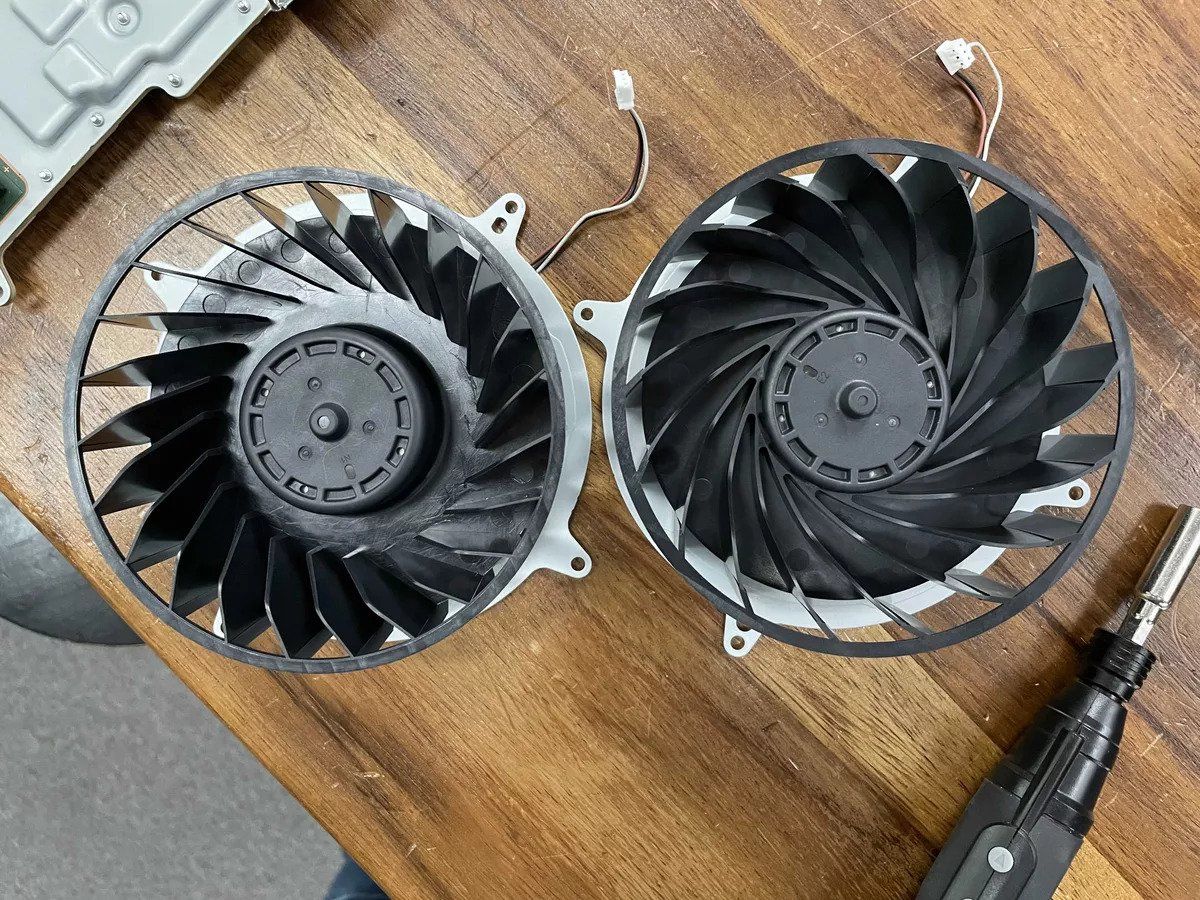 PlayStation 5 New Revision Heatsink