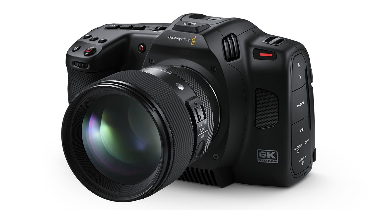 Blackmagic Cinema Camera 6K on a white background