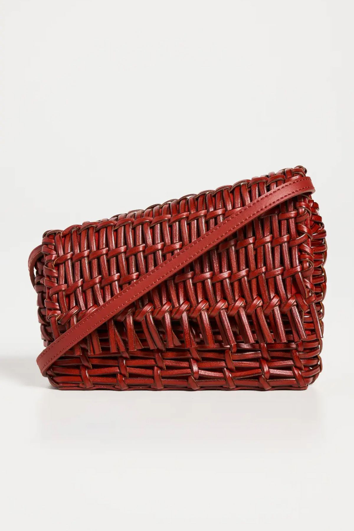 STAUD Acute Woven Crossbody Bag