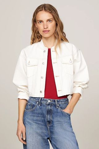 Tommy Hilfiger Cropped Denim Jacket